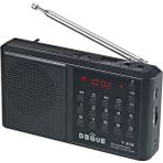 UltraTekno Bluetoothlu Deprem ve Acil Durum Radyosu 18650 Pilli Şarjlı Fm Radyo USB Tf Kart Destekli Type-C Şarjlı LED Fenerli Taşınabilir Radyo Y-096 - Siyah