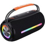 Ultratekno Boombox360 Siyah 20 W Su Geçirmez Taşınabilir Rgb Işıklı Bluetooth Hoparlör