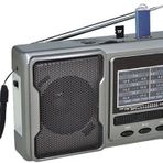 Ultratekno FP-1781BT Mini Cep Radyosu Bluetooth Hoparlör FM Radyo LED Işıklı Şarjlı USB Micro SD MP3 Desteği AUX Kulaklık Çıkışı