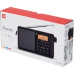Ultratekno KTF-1715 Siyah Dijital Ekranlı Saatli Manuel Kanal Arama Kayıt Özellikli Fm Radyo Bluetooth Hoparlör