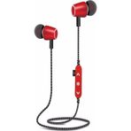ULTRATEKNO Ms-t14 Hafıza Kartı Takılabilir Metal Bluetooth Kulak Içi Kulaklık Kırmızı
