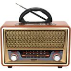 Ultratekno Nostaljik Görünümlü Ahşap Radyo Bluetooth Hoparlör Fm USB Tf Bt5.0 UT-157BT