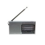 UltraTekno NS-8153 Taşınabilir Pilli Cep Radyosu Deprem Çantası Radyosu Am Fm Sw-1-6 8 Bandlı Mini Radyo - Gri