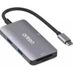 UltraTekno Onten Serisi OTN-91182 Usb-C Çoklu Kart Okuyucu MacBook Tablet Pc Uyumlu Card Reader - Gümüş