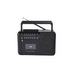 UltraTekno PX-680BT Müzik Seti Kaset Çalar Fm Radyo USB Mp3 Player Bluetooth Hoparlör Müzik Seti - Siyah