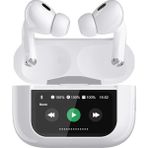 UltraTekno V20 Pro Earphone 2.nesil Aplikasyonlu Anc/enc Dokunmatik Ekranlı Bluetooth Kulaklık - Beyaz