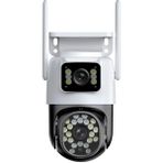 UltraTekno Yoosee App CMR44 Fhd 4mp Çift Kameralı Çift Ekranlı Ptz Outdoor Güvenlik Kamerası - Beyaz