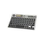 Ultratekno ZR612 Taşınabilir Ultra İnce iPad Tablet Laptop Uyumlu RGB Işıklı Şeffaf Bluetooth Klavye