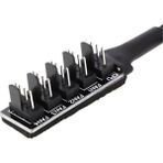Ulu Bilgisayar 4 Port Fan Çoklayıcı Y Pwm Splitter 4 Pin Cpu 12V Switch Power Güç Çoğaltıcı