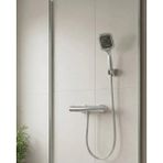 Ulu Pazarlama Çok Fonksiyonlu Siyah El Duşu Seti Spiral Hortum ve Duş Askısı Banyo Duş Başlığı - Standart