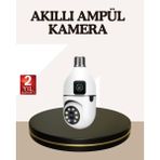 Ulu Pazarlama Iki Yönlü Sesli Wifi Kamera – Ampul Tipi Ev ve Ofis Güvenlik Kamerası - Belirtilmemiş