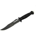Ulu Pazarlama Sr S008B Lejyoner Tırtıklı Outdoor Bıçağı 29 cm - Kauçuk Sap, Perçinli - 0,21 L