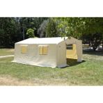 Uludağ Çadır 4x5 Ormanci Işci Çadırı - 20 M² Krem - Krem Rengi