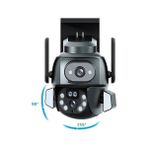 Ulugo 3mp + 3mp Wi-Fi Ip Tf Kart Girişli Optik Zoom Kamera