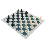 Uluslararası Standart Yarışma Kral Büyük Plastik Ch Seti Satranç Tahtası - Rekabetçi Oyuncular Için Set, 32 Nament Parçası, Kolay Depolama Için Katlanabilir Kurul, G Odası
