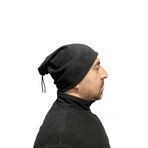 UMAK SHOP ERKEK POLAR LASTİKLİ ÇOK AMAÇLI SİYAH BERE (1 ADET) (SİYAH)