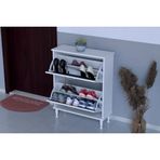 Umay Ayaklı 72 Cm 2 Düşer Kapaklı Ayakkabılık, Antrasit
