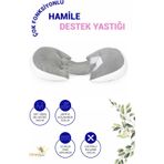 Umay Bebek Bel Ve Karın Desteği, Hamile Yastığı, Çok Fonksiyonlu, Uyku Emzirme Yastığı, Ayarlanabilir, Cırtlı