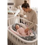 Umaybebek Babynest, Bebek Uyku Yatağı 0-2 Yaş - Pamuk Kumaş - Koyu Gri Pudra - Koyu Gri Pudra