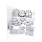 Umaybebek Babynest Puset Örtüsü Alt Açma Emzirme Yastığı Bel Destekli Ana Kucağı Bebek Arabası Minderi-Panço - Ada