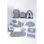 Umaybebek Babynest Puset Örtüsü Alt Açma Emzirme Yastığı Bel Destekli Ana Kucağı Bebek Arabası Minderi-Panço-Koyu Gri Mavi P