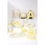 Umaybebek Babynest Puset Örtüsü Alt Açma Emzirme Yastığı Bel Destekli Ana Kucağı Bebek Arabası Minderi-Panço - Sarı