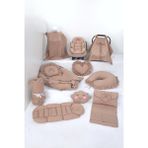 Umaybebek Babynest Puset Örtüsü Alt Açma Emzirme Yastığı Bel Destekli Ana Kucağı Bebek Arabası Minderi-Tutmalı - 0 - 9 Ay