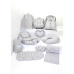 Umaybebek Babynest Puset Örtüsü Alt Açma Emzirme Yastığı Bel Destekli Ana Kucağı Bebek Arabası Minderi-Tutmalı - 680