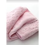 UmBaby Kalın Kabartmalı Peluş Bebek Battaniyesi 100X120 cm Golden Embos (Ürün Tam Kışlık ve KALINDIR)750GR. - Pembe - 100 x 120 cm
