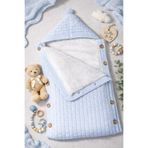 UmBaby Triko Bebek Battaniye &kundak Welsoft Elyaflı +şapka
