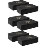 Umbellatum Hurç Baza Altı 6 Adet Set 64X46X22 cm Büyük Boy - Siyah