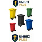 Umbex Plus 120 Lt 5 Renk Çöp Konteyneri (Sarı-Yeşil-Kırmızı-Mavi-Siyah)