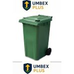 Umbex Plus 120 Lt Yeşil Çöp Konteyneri Dayanıklı Malzeme ile Uzun Süreli Kullanım İçin Tasarlandı