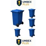 Umbex Plus 240 Lt Mavi Çöp Konteyneri