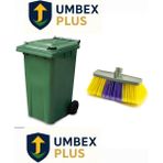 Umbex Plus 240 Lt Yeşil Çöp Konteyneri/ Oto Fırçası Hediyeli