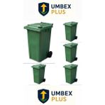 Umbex Plus 240 Lt Yeşil Çöp Konteyneri
