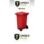 UMBEX PLUS Atık Plastik Çöp Konteyneri 90 Litre Plastik Konteyner - A Isıya Karşı Dayanıklı-