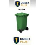 Umbex Plus Umbex Atık Plastik Çöp Konteyneri 90 Litre Plastik Konteyner - A Isıya Karşı Dayanıklı- - Yeşil