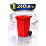 UMBEX PLUS UMBEX Plastik Çöp Konteyneri 240 Litre Konteyner - A+ Isıya Dayanıklı Malzeme -