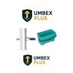 UMBEX PLUS UMBEX Profesyonel Ev Temizleme Cam Temizleme Seti 45 cm Çekçek + 45 cm Peluş + 20 lt Kova