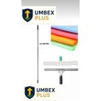 Umbex Profesyonel Pencere,ayna Temizleme Seti,duş ve Cam Için Cam Sileceği 35CM Çekçek,peluş 4lü Bez - 1 Adet