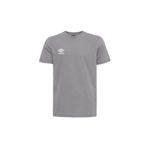 UMBRO Erkek Gri Oversize Pamuk Bisiklet Yaka T-shirt Umbro Simple Tee FF-0150
