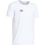 Umbro Erkek Siyah Solo Training Bisiklet Yaka Tişört TF-0167- Beyaz - 2XL
