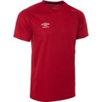 Umbro Wanderer Erkek Antrenman Tişörtü Nefes Alabilir Kumaş ile Rahat Hareket M - Kırmızı - XL