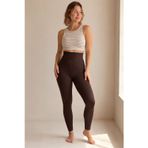U&Me Yüksek Bel Uzun Korse Tayt, Karın Toparlayıcı Kalça Şekillendirici İncelten Slim Fit Kadın Shapewear Kahverengi