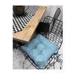 UMEL HOME UM&EL POFİDİK SANDALYE MİNDERİ 40X40 EBATTA DÜĞMELİ KUMAŞ ASKILI