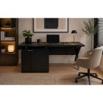 Umela Home Mini Bar Dolaplı Çalışma masası - Ahşap
