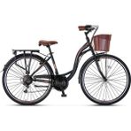 Ümit Bisiklet Ümit Alanya 28 Inch 45 cm kadro 21 Vites Kadın Şehir Bisikleti 2810 ( 160 cm üstü) - Siyah