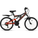 Ümit Blackmount 20 Jant Çift Amortisörlü Çocuk Bisikleti 2030 (120-140 cm Arası Boy) - Gri - Turuncu - Antrasit