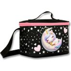 Ümit Çanta Kız Çocuk Beslenme Çantası (Thermo Isı Yalıtımlı) - Uykucu Unicorn - Siyah Pembe - 5061 - Siyah - Pembe
